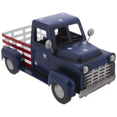 American Flag Metal Truck